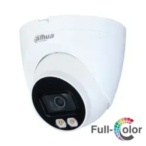 Cámara Dahua IP domo Full Color 4MP 2.8mm LED 30m PoE IP67 MicroSD