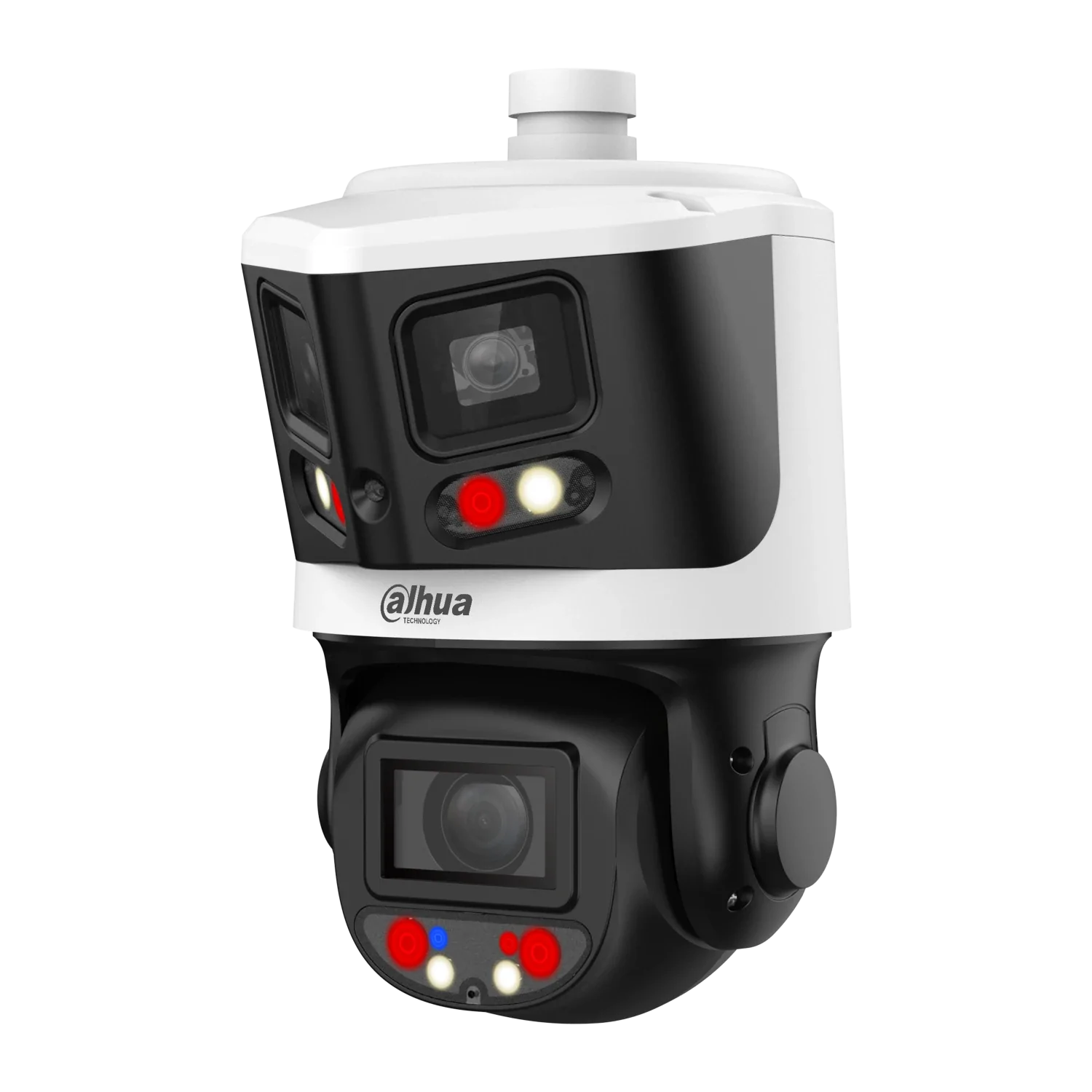 CÁMARA IP Triple X-Spans 4MP PTZ 10X + PANORAMICA IP66 IR 70 LED 30 DAHUA CON ALARMA DISUASIVA - Imagen 2