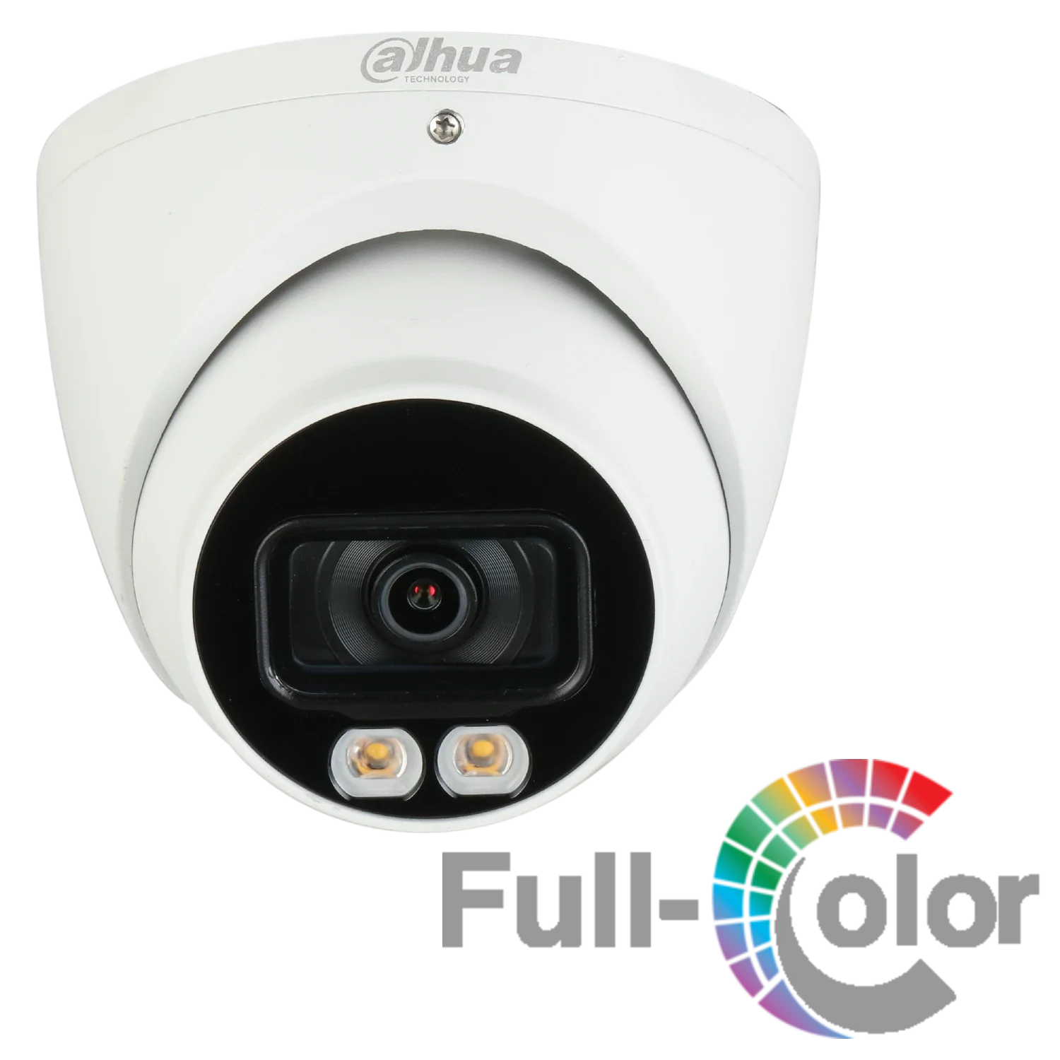 Cámara Dahua IP domo Full-Color con inteligencia artificial 4MP 2.8mm LED 17m PoE IP67 Soporta Micro SD - Imagen 2