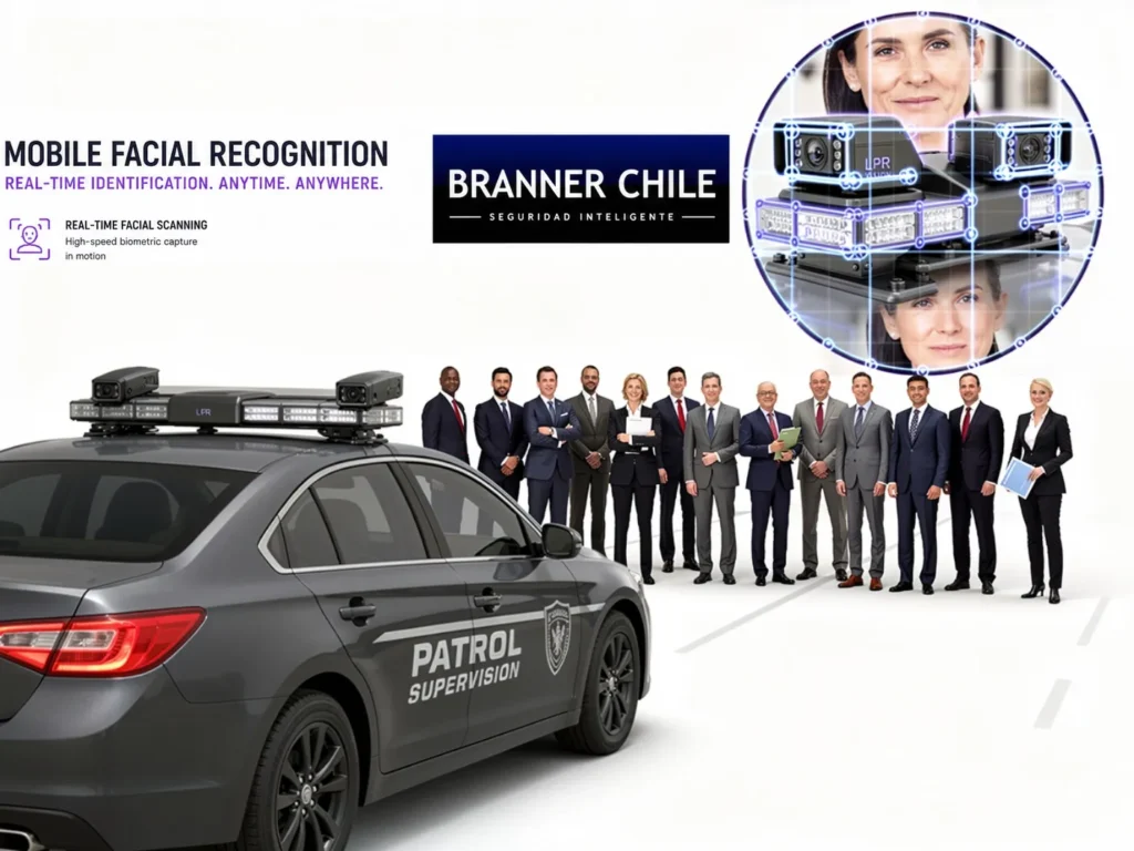 Reconocimiento Facial Móvil para Vehículos Cámaras IA Vehiculares Branner Chile