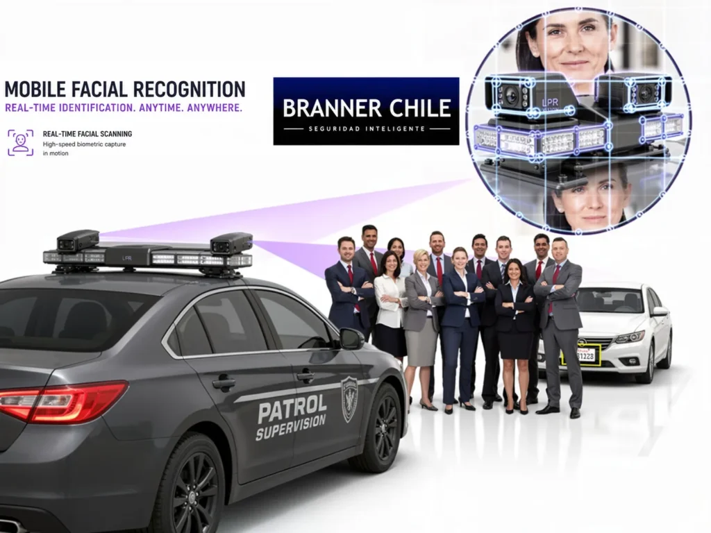 Reconocimiento Facial Móvil para Vehículos Cámaras IA Vehiculares Branner Chile