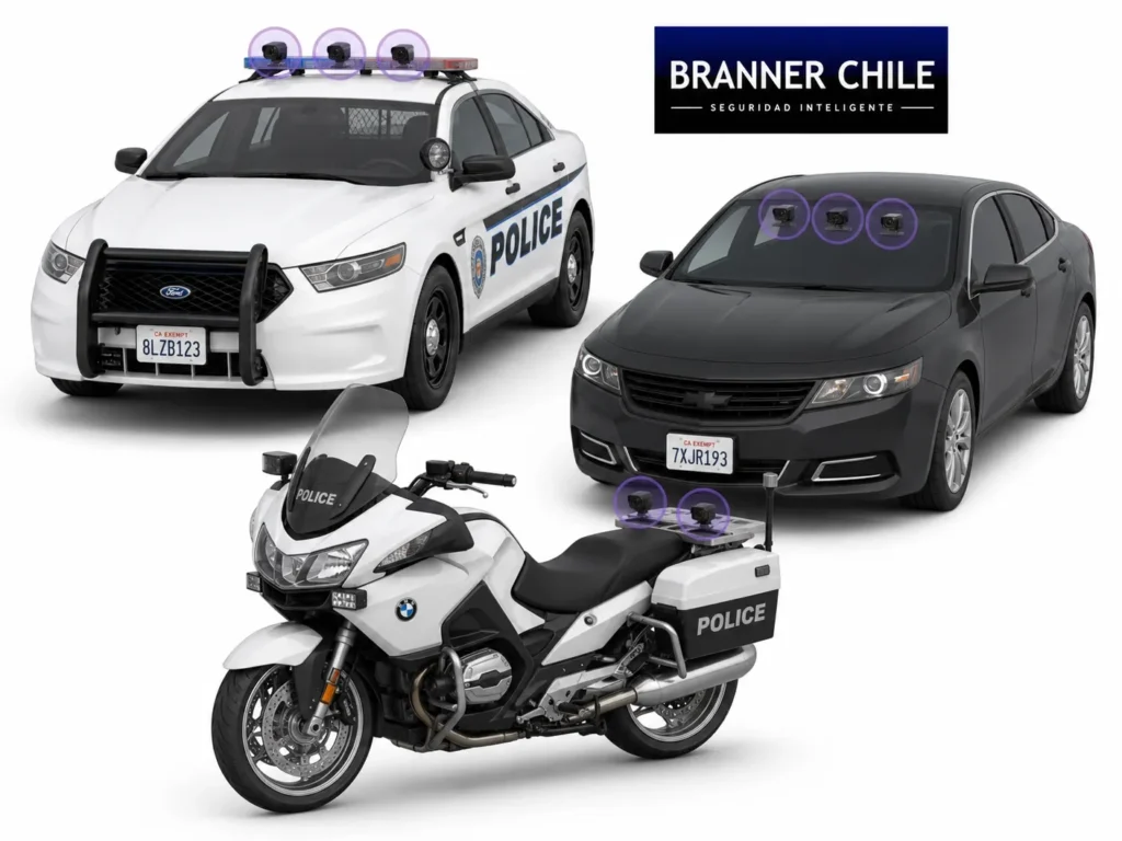 Reconocimiento Facial Móvil para Vehículos Cámaras IA Vehiculares Branner Chile