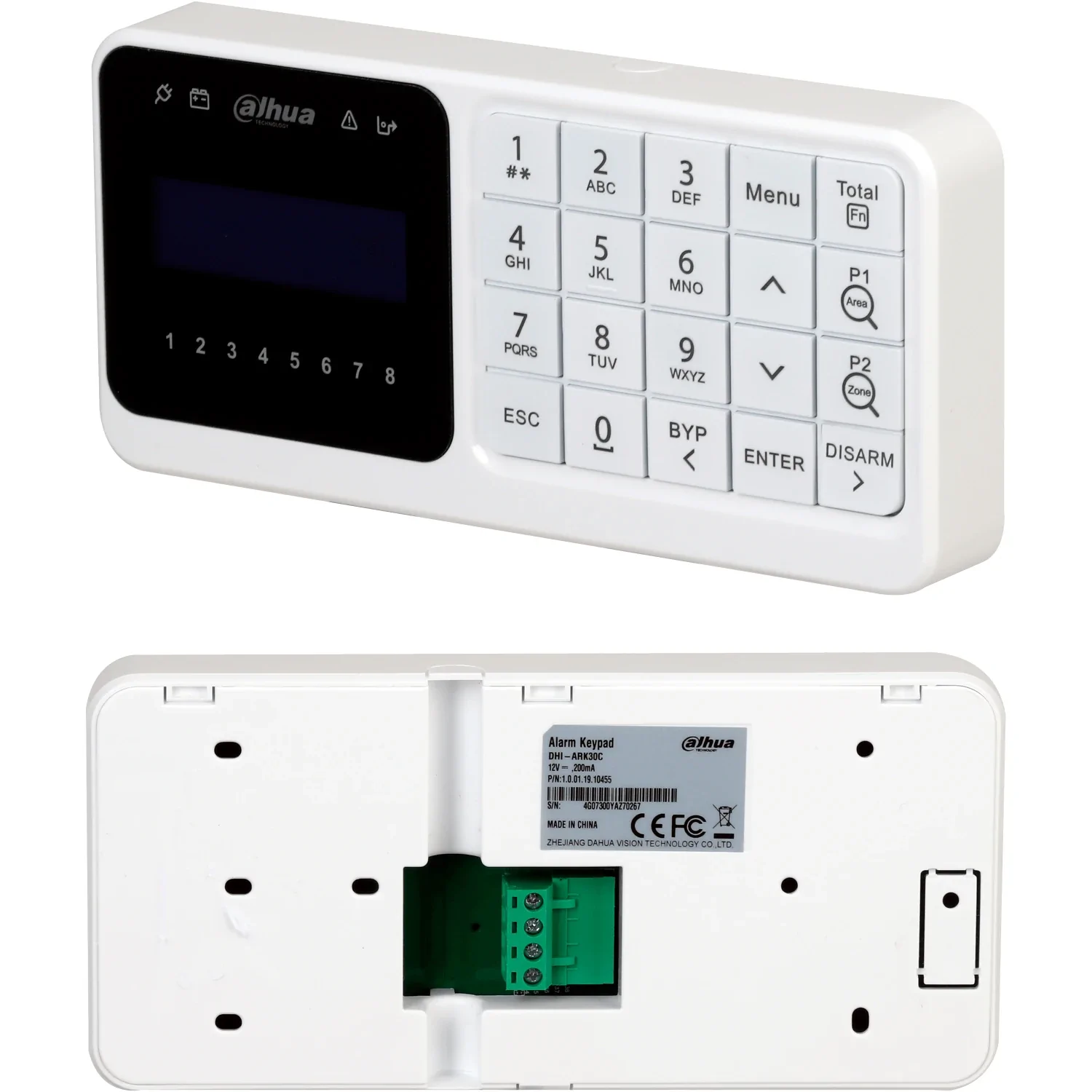 Teclado LCD para alarma ARC3008